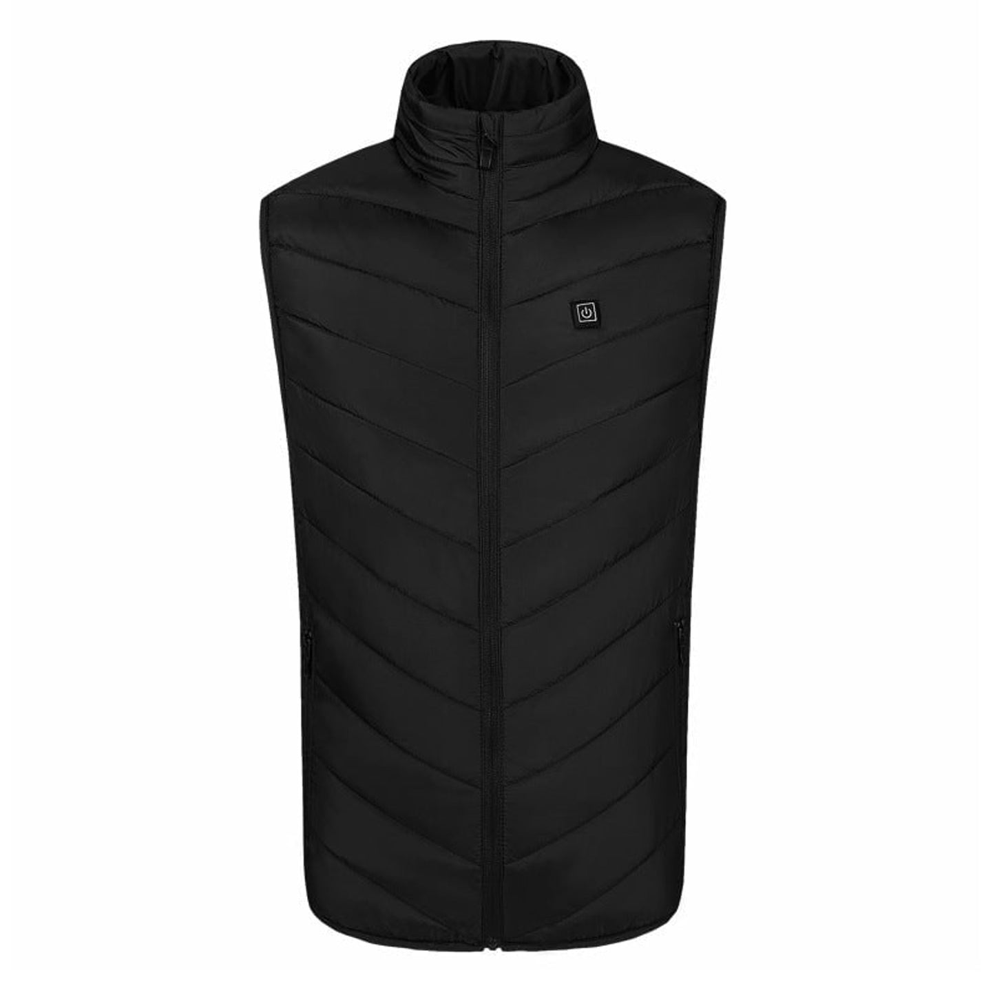Men's Heated Vest For Men With USB Charging Stand Collar And Built-In Heating Zones - Image 3