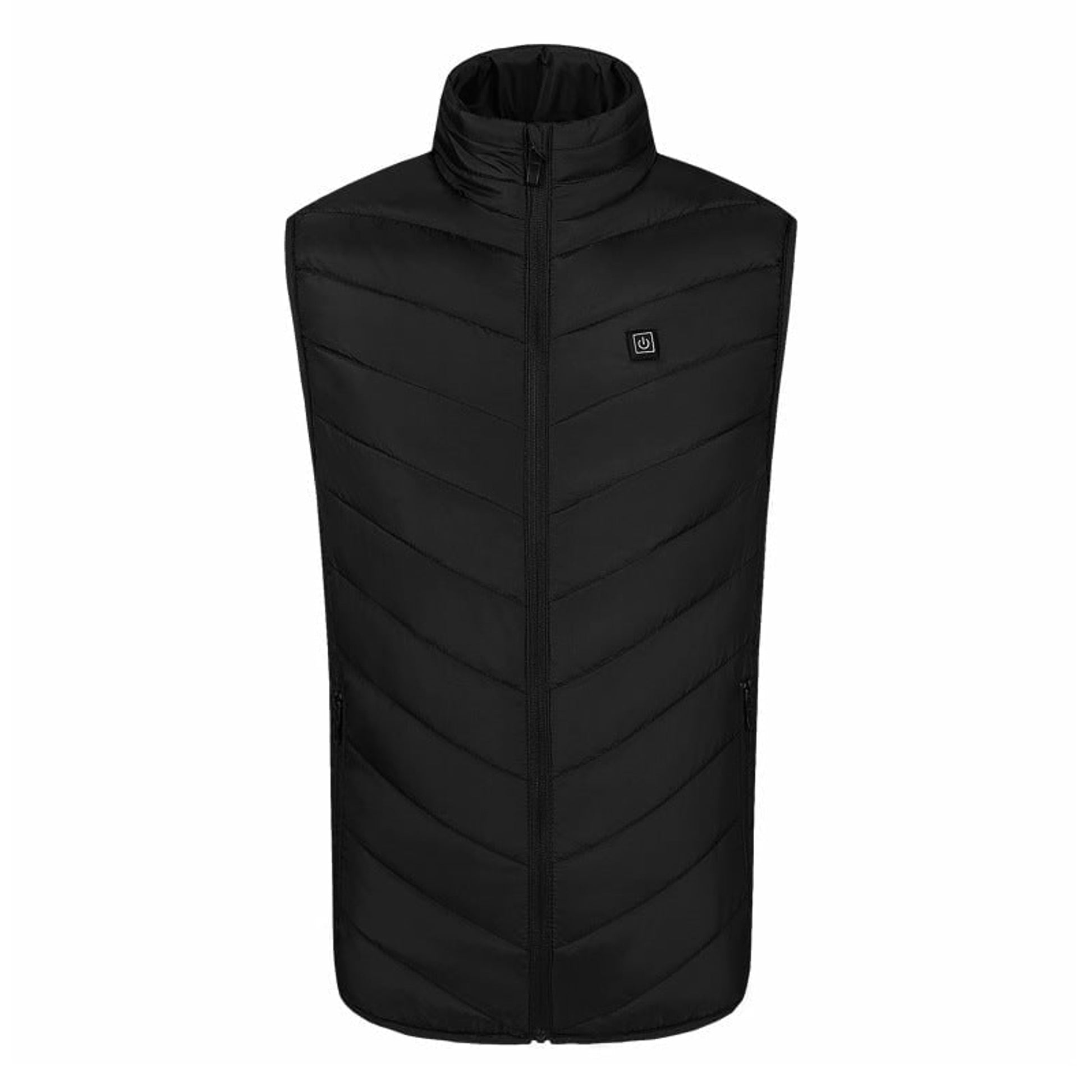 Men's Heated Vest For Men With USB Charging Stand Collar And Built-In Heating Zones - Image 3