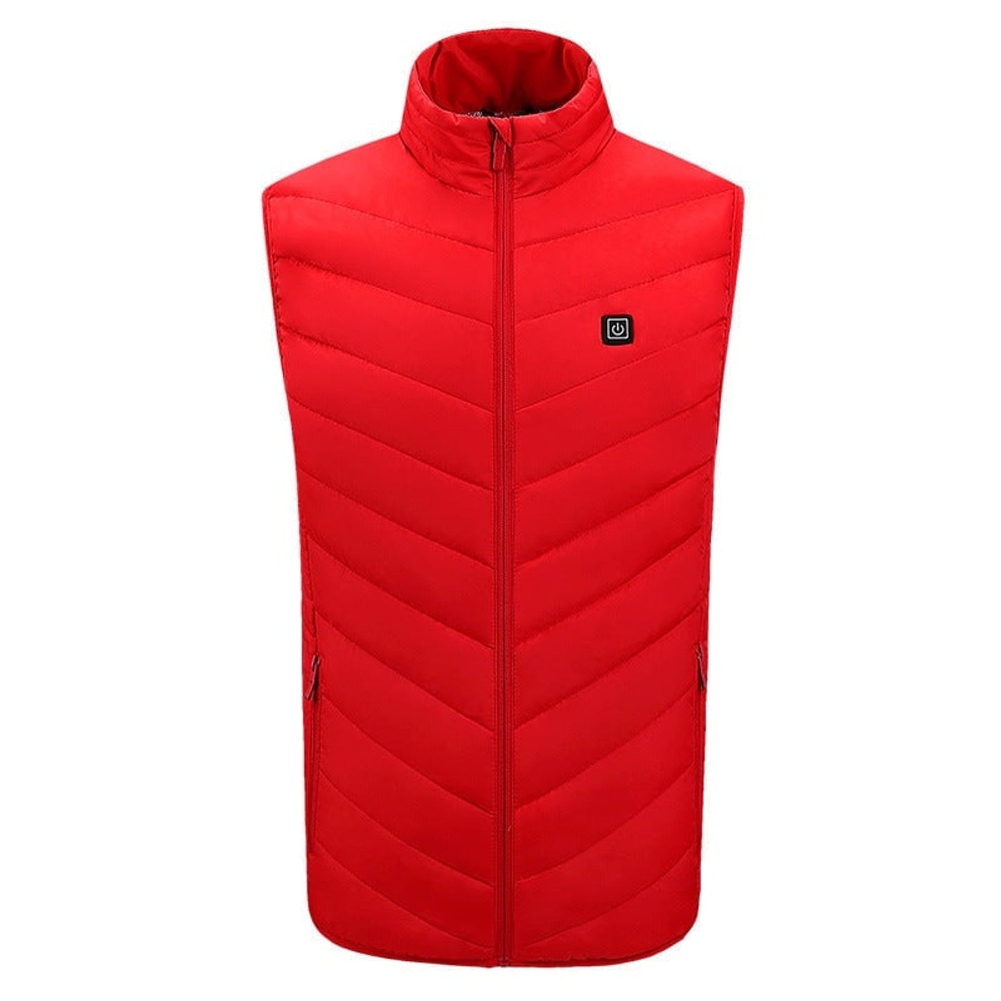 Men's Heated Vest For Men With USB Charging Stand Collar And Built-In Heating Zones - Image 7