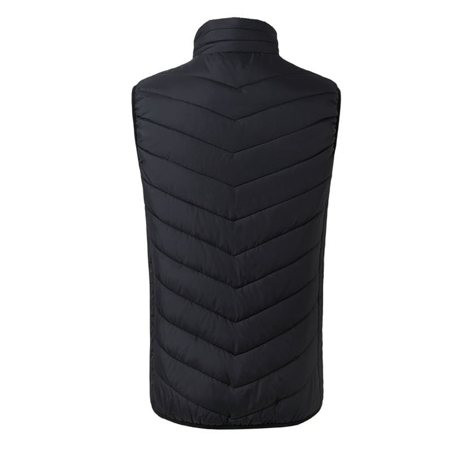 Men's Heated Vest For Men With USB Charging Stand Collar And Built-In Heating Zones - Image 4