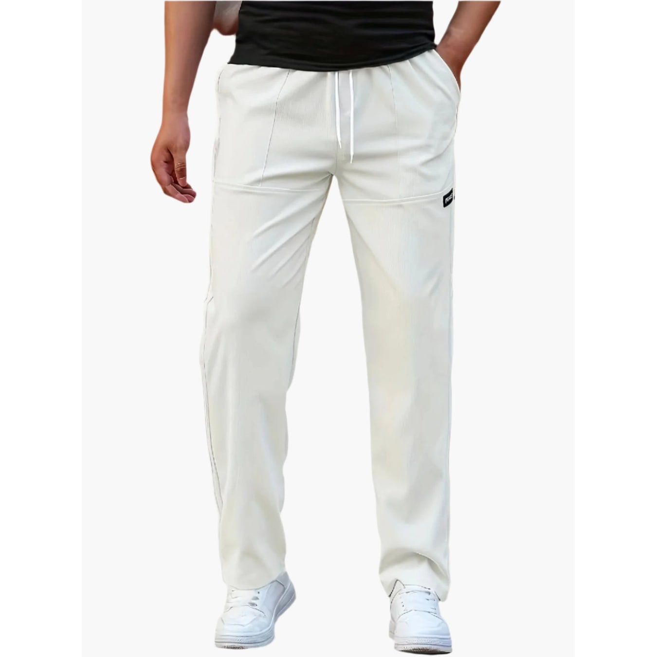 Men's Jogging Pants - Comfortable Casual Sport Trousers, Straight Fit - Image 4
