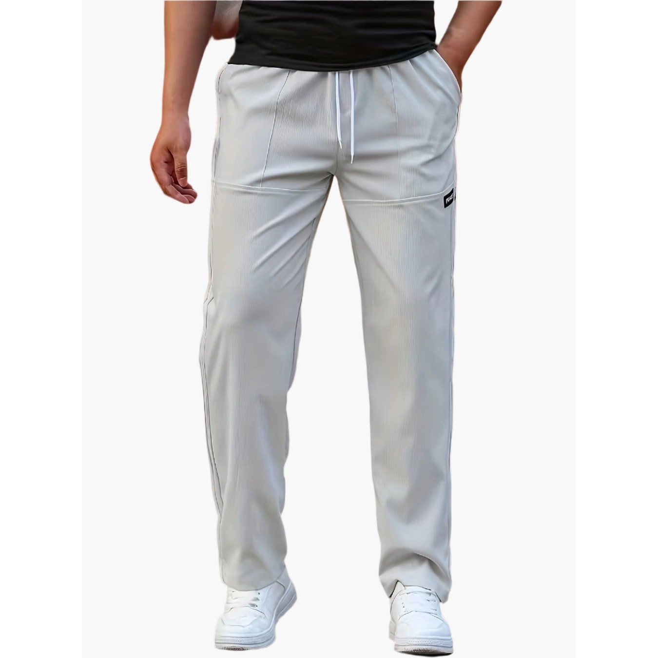 Men's Jogging Pants - Comfortable Casual Sport Trousers, Straight Fit - Image 5
