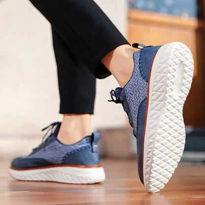 Men's Sneakers Genuine Leather Casual Shoes Comfort Sneakers for Men - Image 11