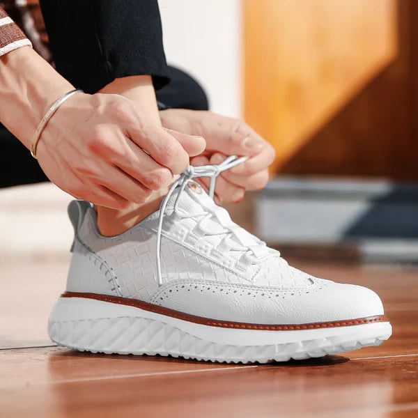 Men's Sneakers Genuine Leather Casual Shoes Comfort Sneakers for Men - Image 12