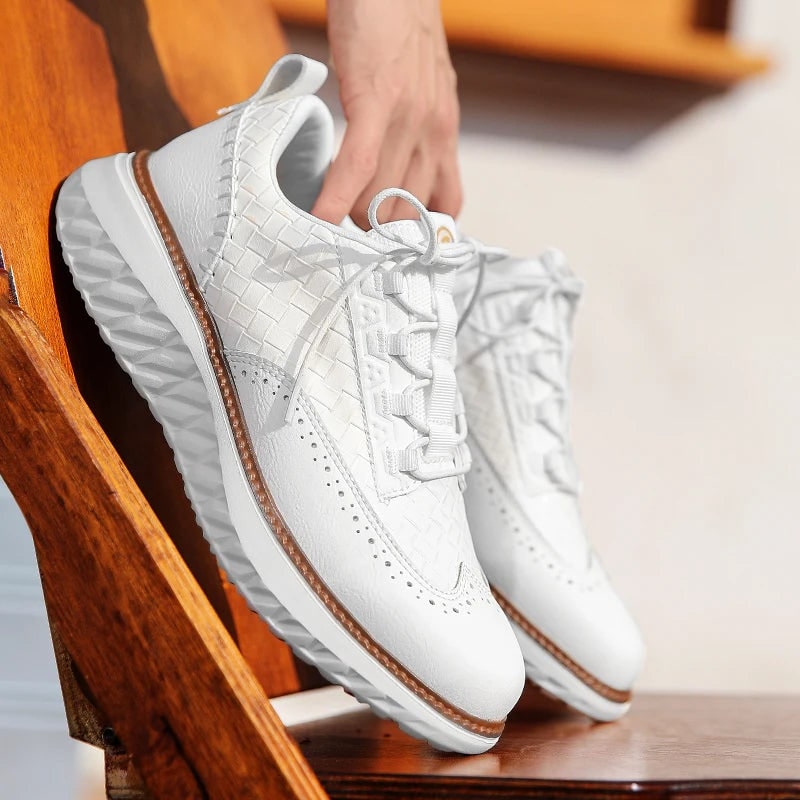 Men's Sneakers Genuine Leather Casual Shoes Comfort Sneakers for Men - Image 6