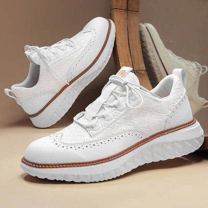 Men's Sneakers Genuine Leather Casual Shoes Comfort Sneakers for Men - Image 7