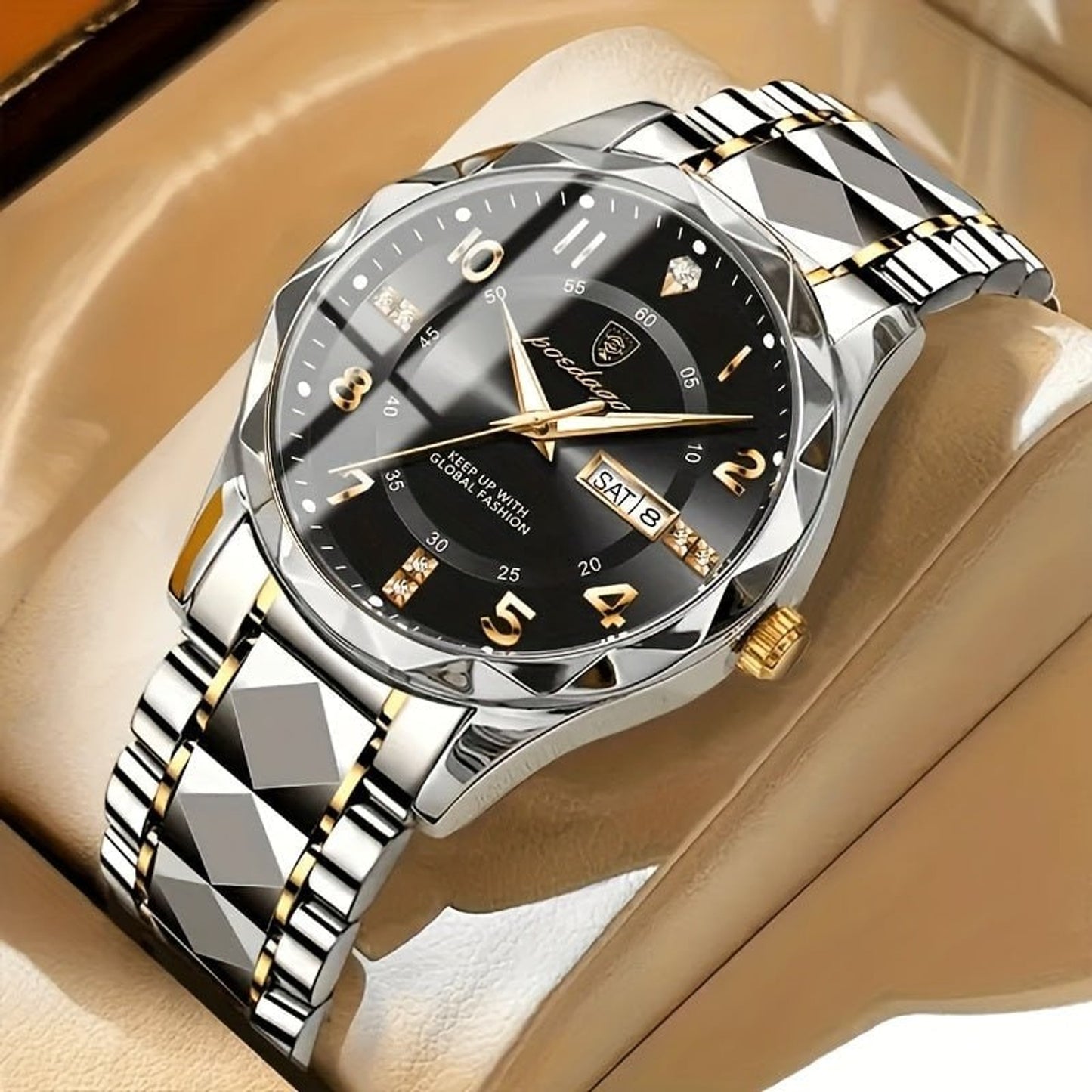 Men's Sports Watch with Secure Dress Design and Dial - Image 3