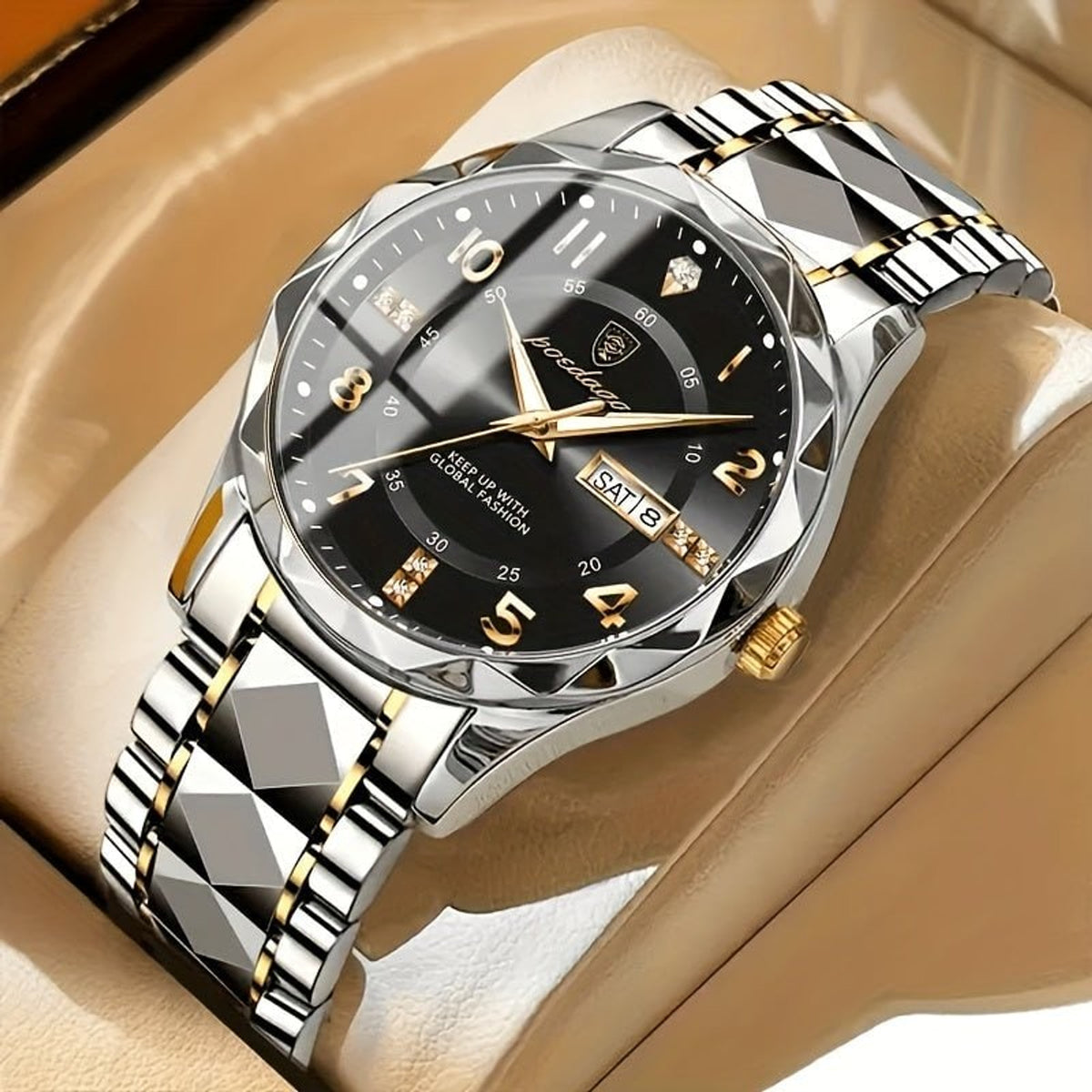 Men's Sports Watch with Secure Dress Design and Dial - Image 6