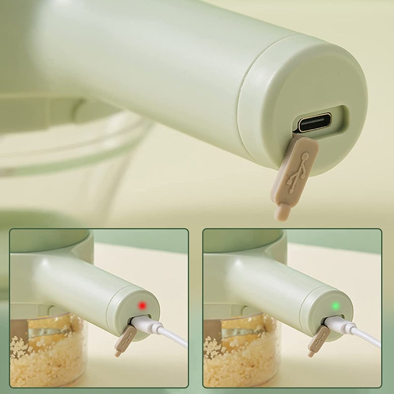 Mini Food Processor Electric Chopper Portable Rechargeable Garlic - Image 5