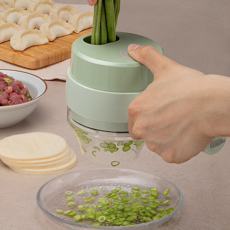 Mini Food Processor Electric Chopper Portable Rechargeable Garlic - Image 6
