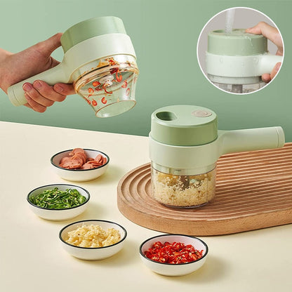 Mini Food Processor Electric Chopper Portable Rechargeable Garlic - Image 8