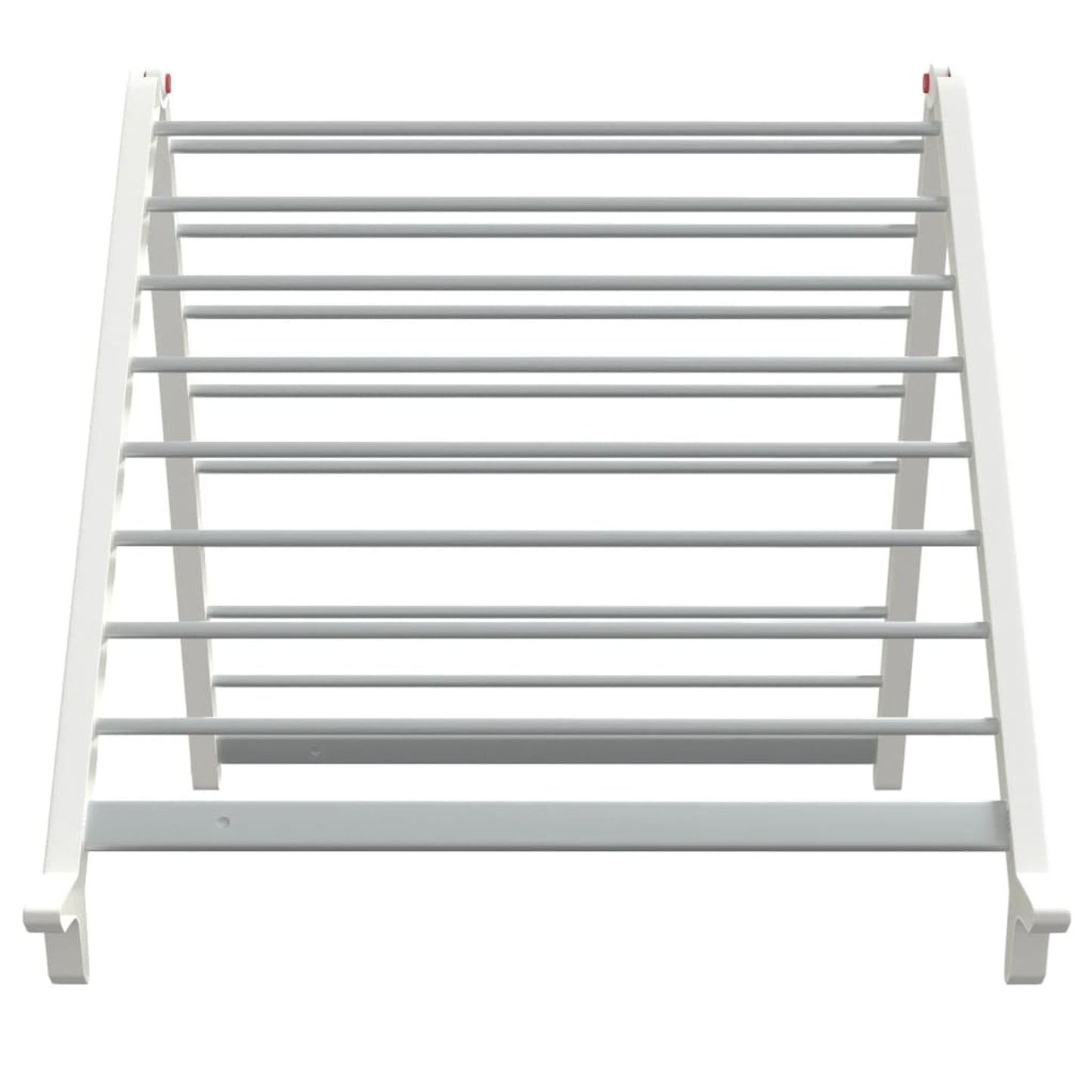 Modern White Extendable Clothes Airer 53-90 Cm For Bathtub Or Floor With Sturdy Foldable Frame That Saves Space - Image 7