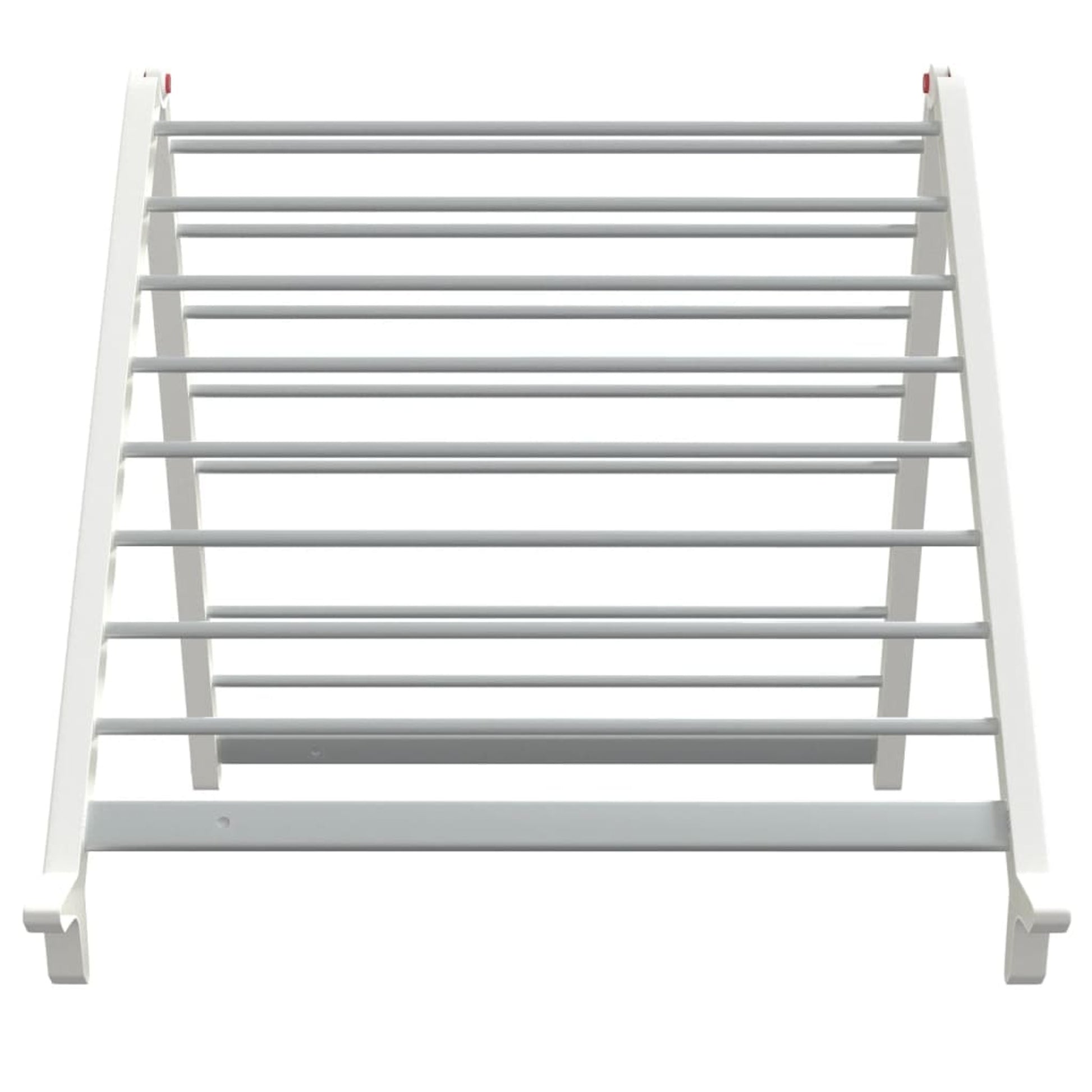 Modern White Extendable Clothes Airer 53-90 Cm For Bathtub Or Floor With Sturdy Foldable Frame That Saves Space - Image 7