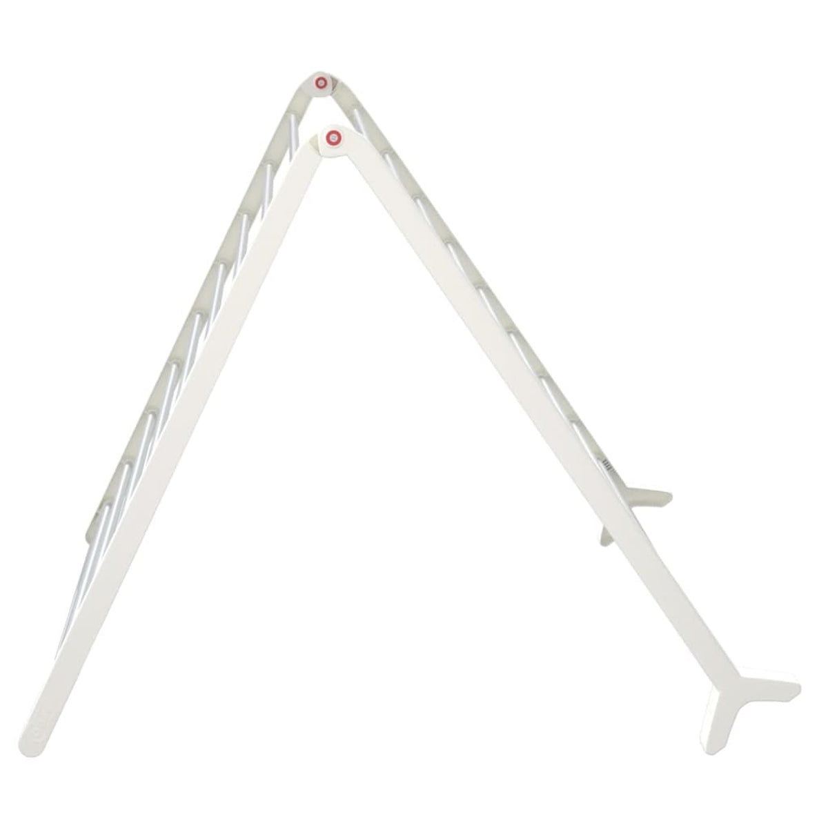 Modern White Extendable Clothes Airer 53-90 Cm For Bathtub Or Floor With Sturdy Foldable Frame That Saves Space - Image 2