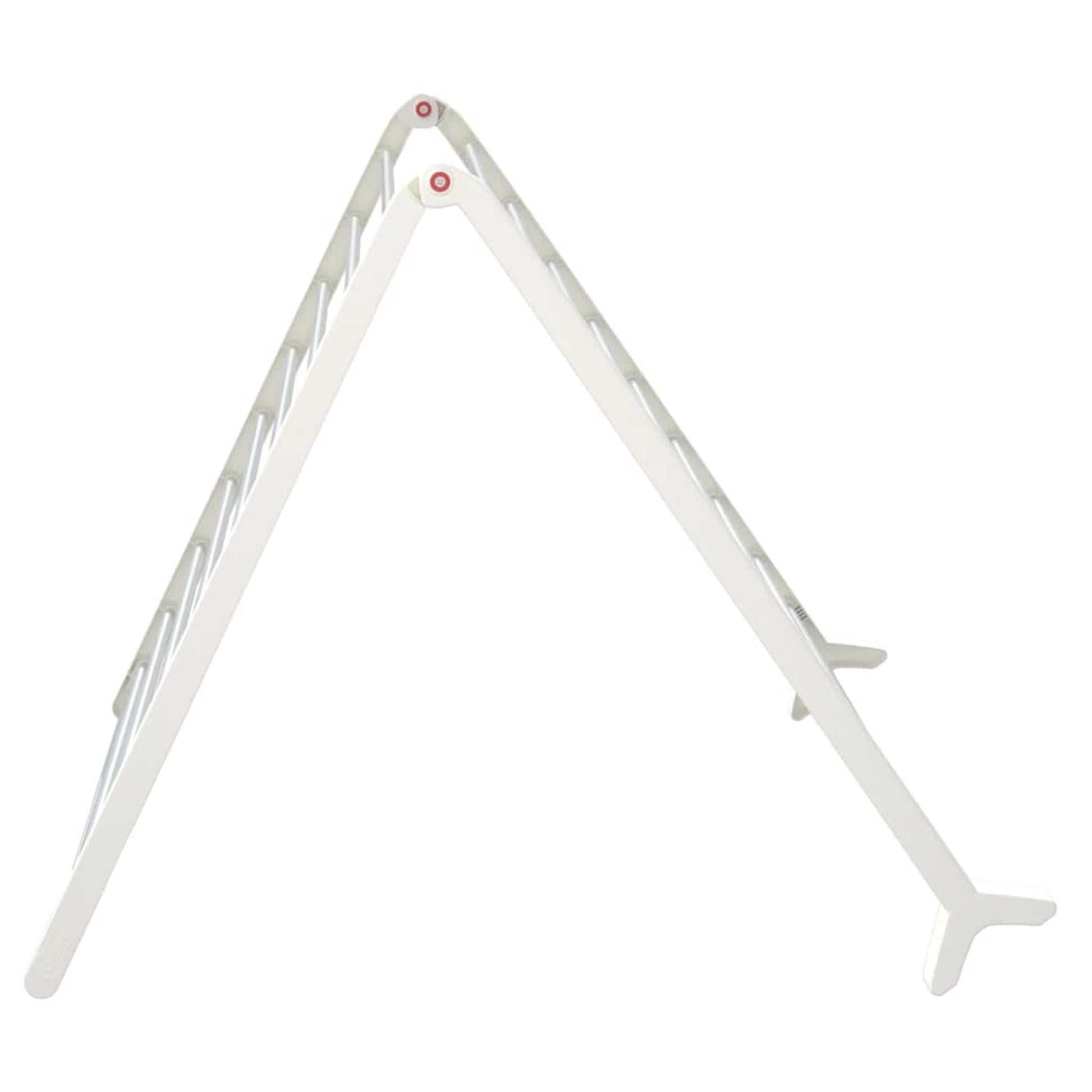 Modern White Extendable Clothes Airer 53-90 Cm For Bathtub Or Floor With Sturdy Foldable Frame That Saves Space - Image 2