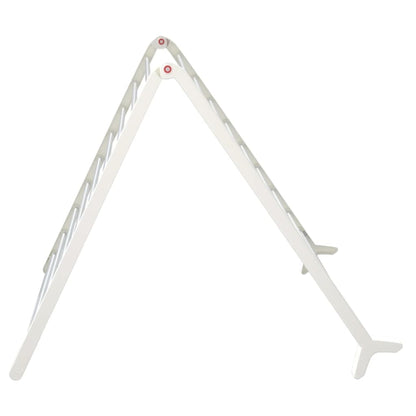Modern White Extendable Clothes Airer 53-90 Cm For Bathtub Or Floor With Sturdy Foldable Frame That Saves Space - Image 2