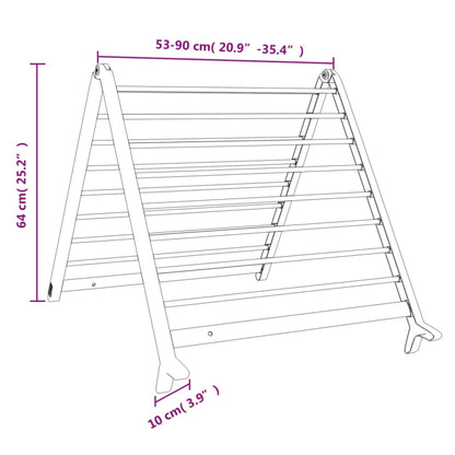 Modern White Extendable Clothes Airer 53-90 Cm For Bathtub Or Floor With Sturdy Foldable Frame That Saves Space - Image 3