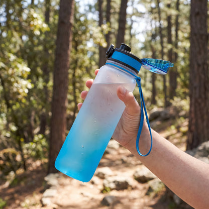 Water Bottle Motivational Quotes Sports Plastic Strap - Image 5