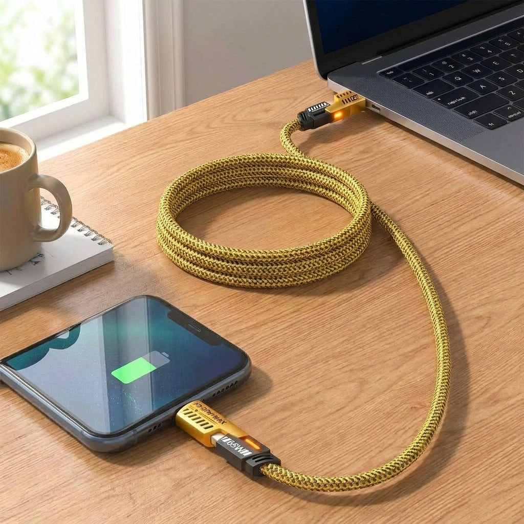 Fast Charging Cable Lightning Cable 4 1 Multi Durable - Image 3