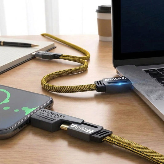Fast Charging Cable Lightning Cable 4 1 Multi Durable - Image 1