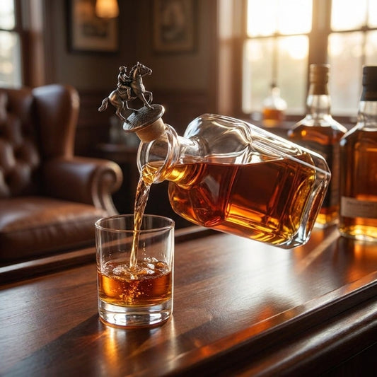 Mustang Car Whiskey Decanter Glass Decanter Unique Home Bar - Image 1