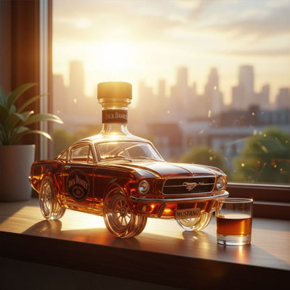 Mustang Car Whiskey Decanter Glass Decanter Unique Home Bar - Image 4