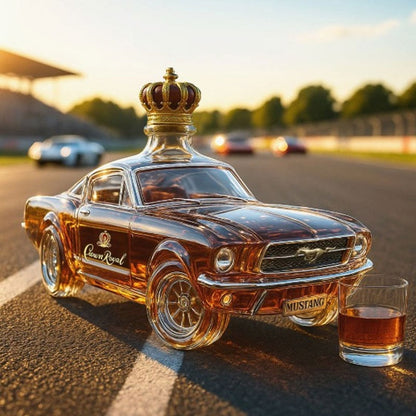 Mustang Car Whiskey Decanter Glass Decanter Unique Home Bar - Image 5