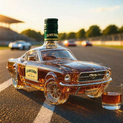 Mustang Car Whiskey Decanter Glass Decanter Unique Home Bar - Image 7