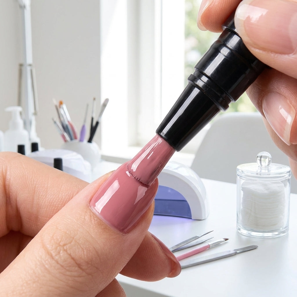 Nail Art Pen Gel Polish One Step Painting Manicure Tool - Image 1