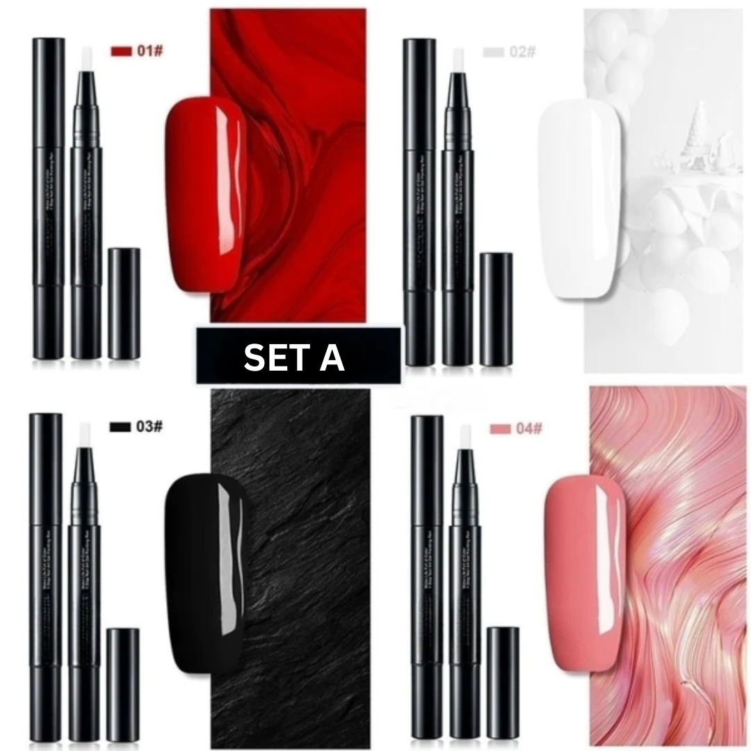 Nail Art Pen Gel Polish One Step Painting Manicure Tool - Image 5