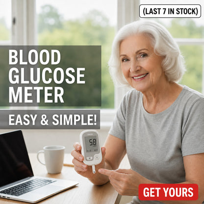 Non-Painful Glucometer Glucose Monitor Portable Fingertip Digital Display - Image 7