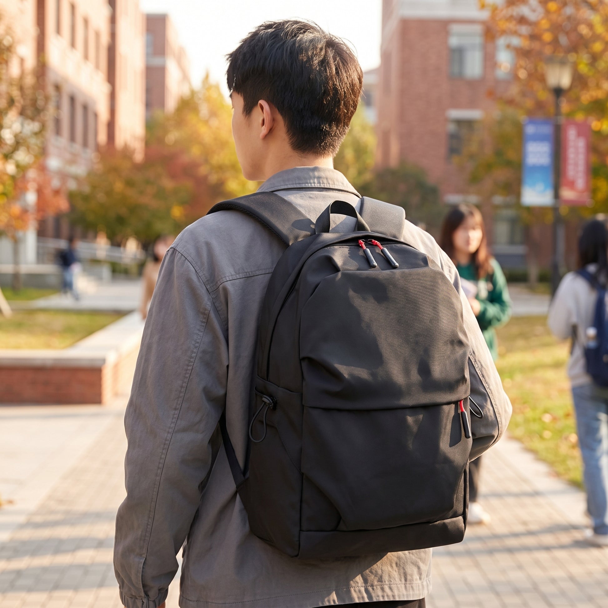 Backpack Laptop Nylon Minimalist Travel - hero