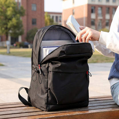 Backpack Laptop Nylon Minimalist Travel - in-use