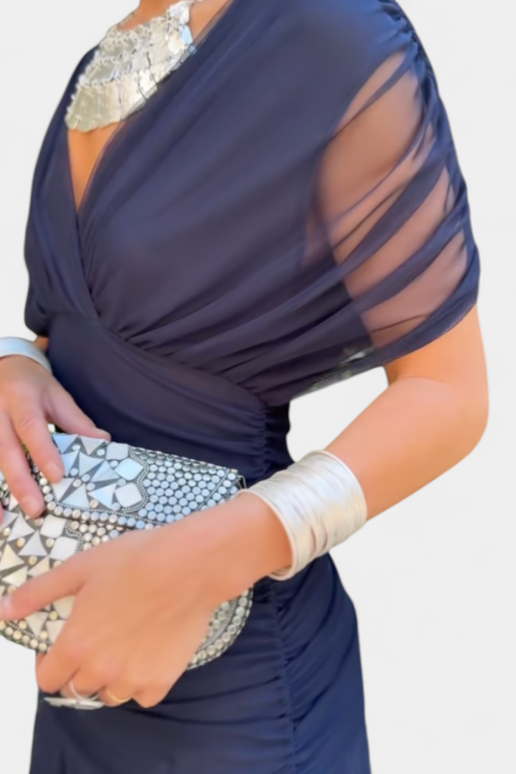 Off Shoulder Maxi Dress V Neck Maxi Dress Maxi Dress With Sleeves - Image 13