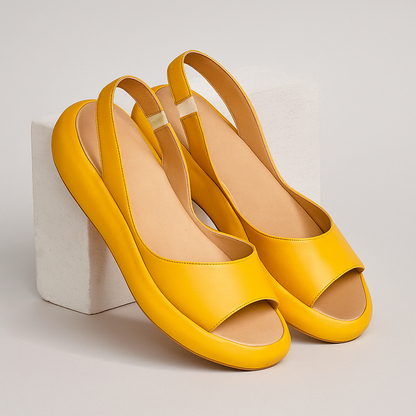Open-Toe Slingback Flat Sandals - Image 7