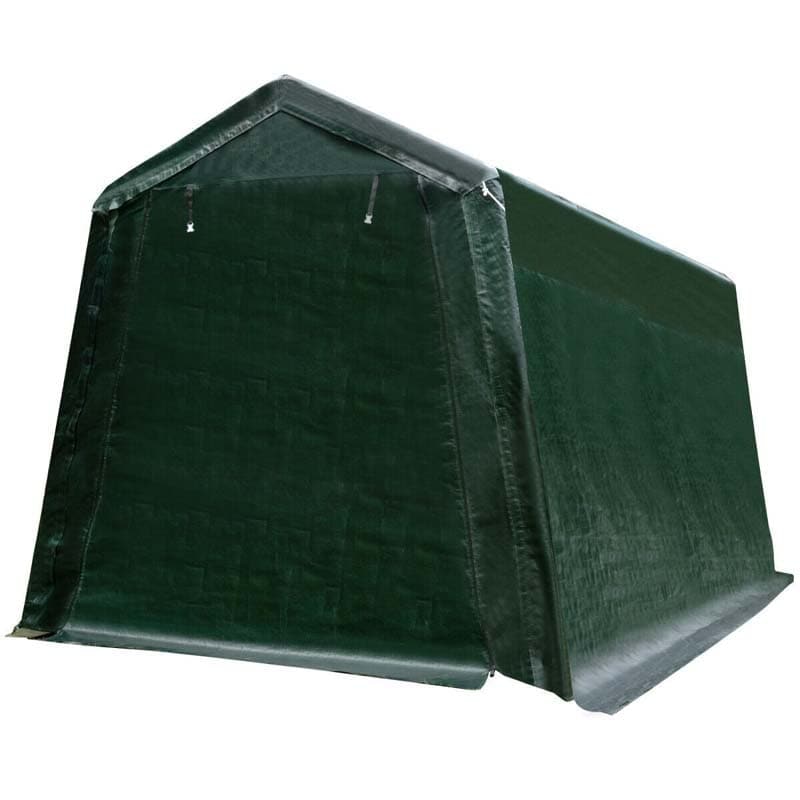 Outdoor Storage Shed Carport Canopy Portable Garage Tent Dark Green - Image 3