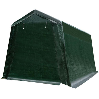 Outdoor Storage Shed Carport Canopy Portable Garage Tent Dark Green - Image 3