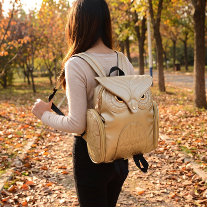 Cartoon Owl Backpack Cute Fashion Mini Shoulder Bag - hero