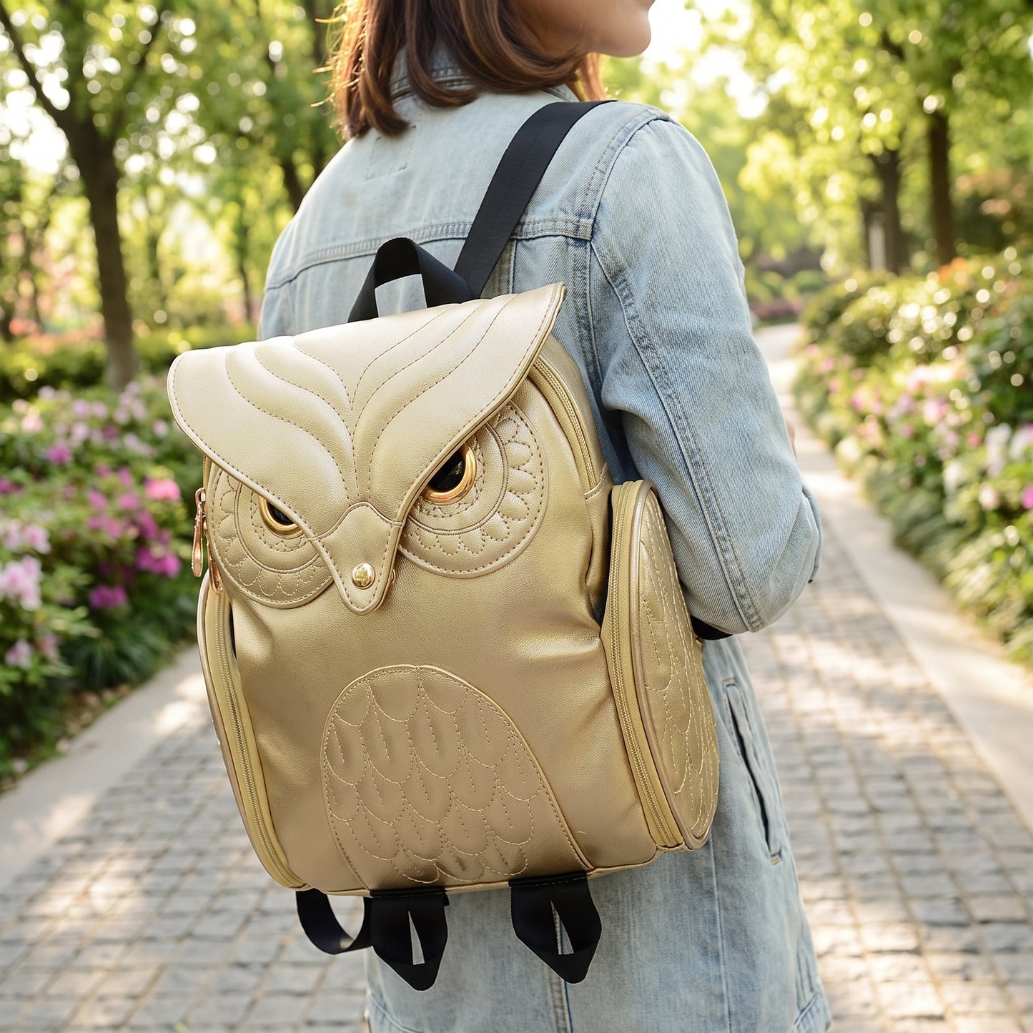 Cartoon Owl Backpack Cute Fashion Mini Shoulder Bag - hero