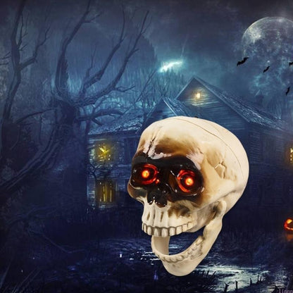 Party Decoration Halloween Decor Home Animated Skull Prop - Image 3