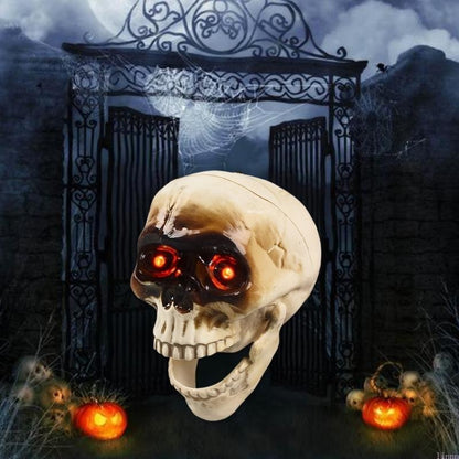 Party Decoration Halloween Decor Home Animated Skull Prop - Image 4