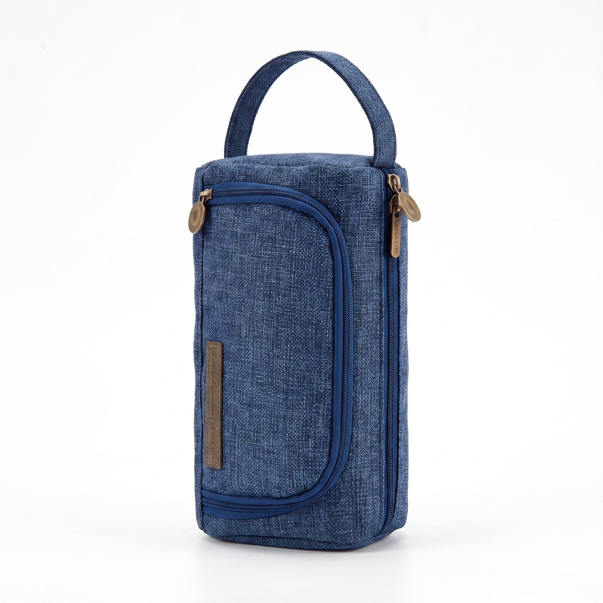 Pencil Case Pouch Fabric Stationery Organizer Large Capacity - angle