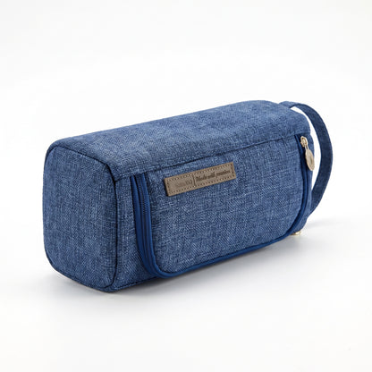 Pencil Case Pouch Fabric Stationery Organizer Large Capacity - angle