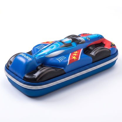 Pencil Case Race Car 3D Molded Large Capacity Stationery Organizer - angle