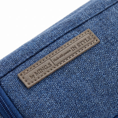 Pencil Case Pouch Fabric Stationery Organizer Large Capacity - detail