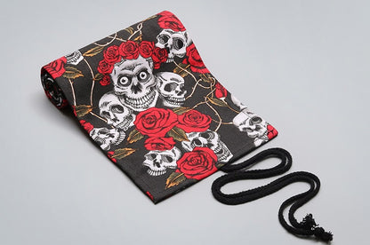 Pencil Case Pencil Holder Canvas Material Roll Up Pencil Roll - Image 5