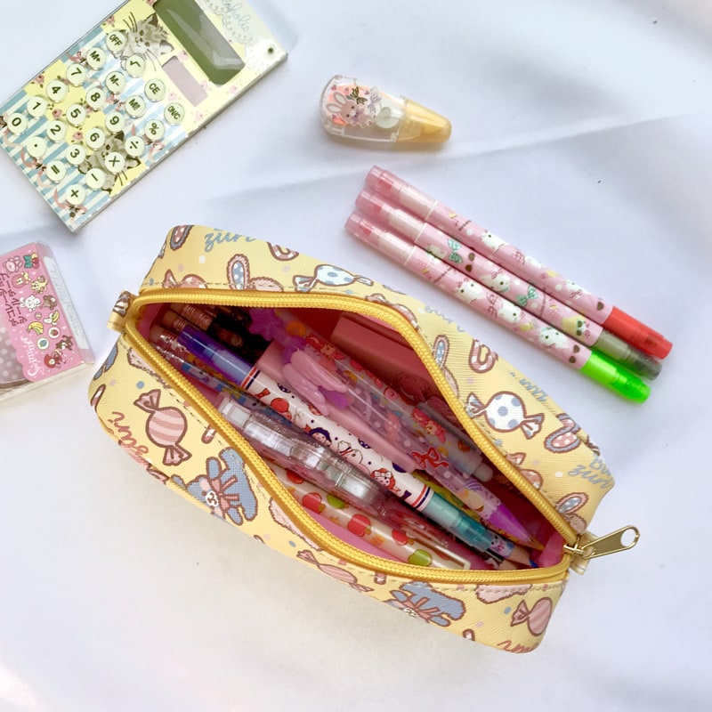 Pencil Case Pouch Cartoon Stationery Organizer - Image 5