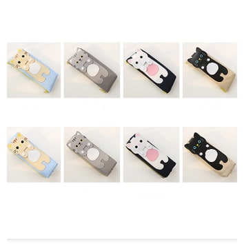 Pencil Case Pouch Cute Cat Canvas Stationery Organizer - Image 7