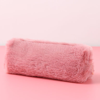 Pencil Case Pouch Cute Plush Soft Zippered Material - Image 6