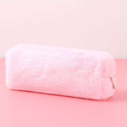 Pencil Case Pouch Cute Plush Soft Zippered Material - Image 7